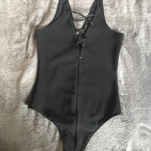 Express size small black onesie